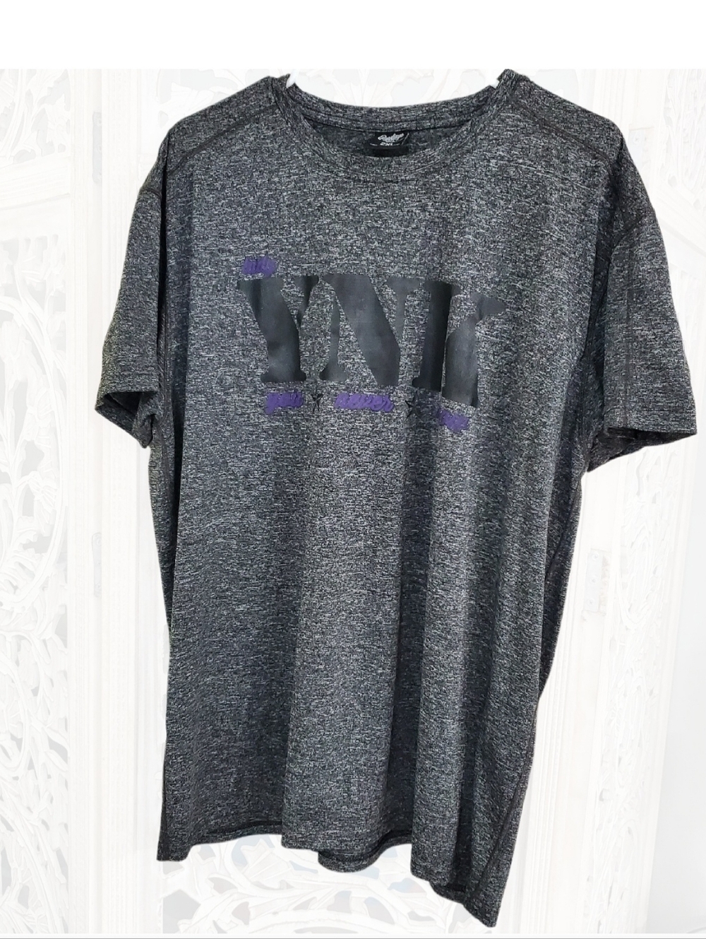 Rawlings Ladies Grey Heather Graphic Tee "Lady You Never Know"